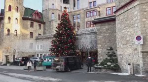 Зимняя прогулка по Санкт-Морицу Декабрь 2025 ❄️ Обзорная экскурсия по зимнему снегу в 🇨🇭 Швейцарии