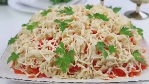 Шикарный МЯСНОЙ Салат на ПРАЗДНИК "Мужские Слезы" ВЫ Влюбитесь в этот Салат !