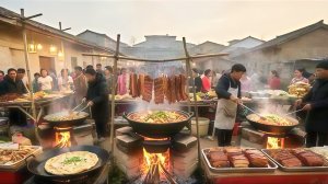 Рынок на котором очень любят покупать еду китайцы. Китай. Чунцин.  Жизнь в Китае