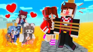 Сестры Джей Джей против ДЖЕЙ Джей - ВАМПИР против ОБОРОТНЯ - пол покрыт ЛАВОЙ