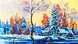 Зимние пейзажи художника Артура Костылева