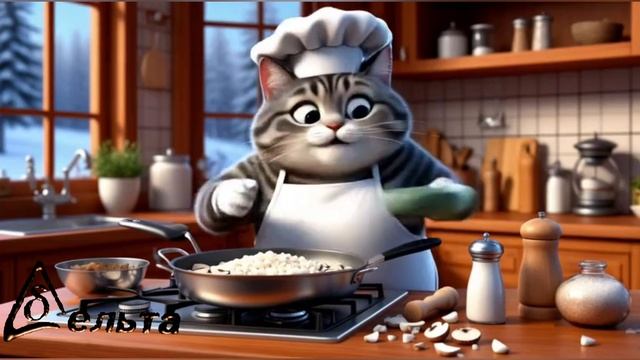 Рецепты от кота-Маркиза. Начинка для тарталеток с грибами.