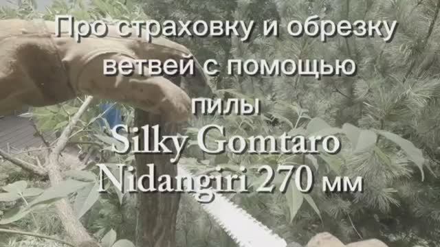 Использование пилы Silky Gomtaro Nidangiri 270 мм