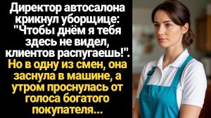 ИСТОРИИ ИЗ ЖИЗНИ/Чтобы днём я тебя здесь не видел, клиентов распугаешь!- крикнул уборщице директор а