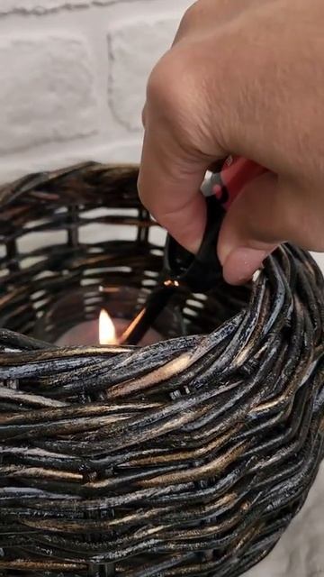 Подсвечник из бумажных трубочек смотреть онлайн