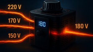 Работа ЛАТРа SUNTEK при нестандартном ВХОДНОМ напряжении!