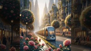 Розы в городе