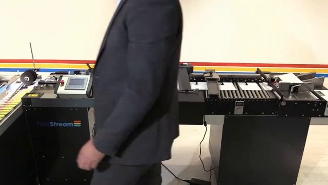 Фальцовка и биговка лифлетов на биговально-фальцевальной машине FoldStream от Tech-ni-Fold