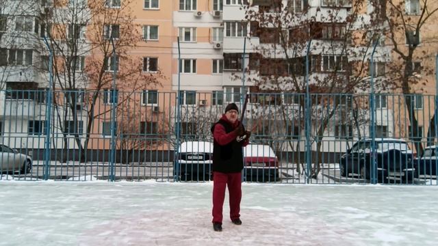 Разминка с двухсекционным шестом весом 1850 гр. (7)