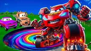 МУЛЬТИКИ ПРО МАШИНКИ 🚗  МОЛНИЯ МАКВИН И ТРАНФСОРМАЦИЯ ТАЧЕК. АПГРЕЙД НА МАКСИМУМ