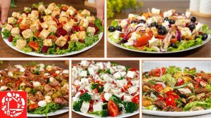 Праздничный ХИТ! 5 салатов без майонеза — быстро, вкусно и красиво