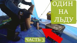 ОДИН НА ЛЬДУ СЛУЧАЙ НА МИЛЛИОН ИЛИ ДИКИЙ КЛЁВ ЩУКИ ЧАСТЬ 3