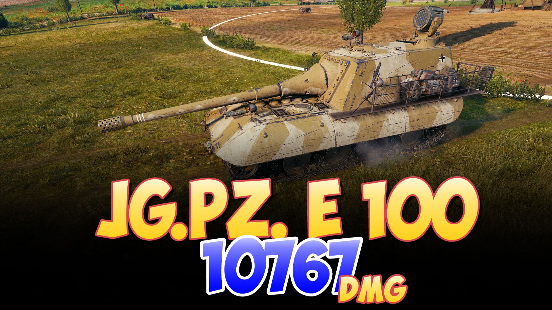 Jg.Pz. E 100 - 4 Фрагов 10.7K Урона • Мир Танков
