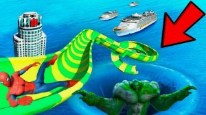 ЧЕЛОВЕК ПАУК ХАЛК ЖЕЛЕЗНЫЙ ЧЕЛОВЕК СУПЕР ГОНКИ Мультики про машинки Мультики для детей Сборник