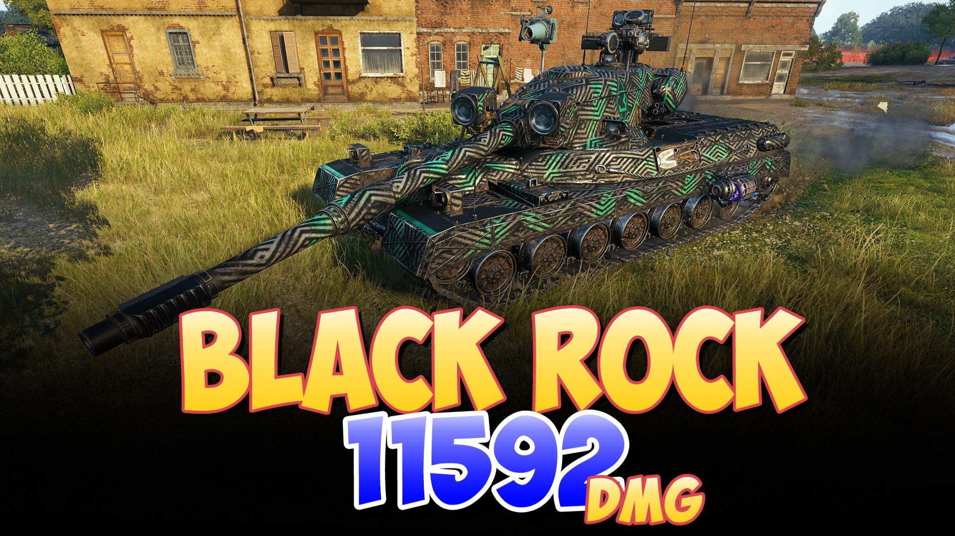 Black Rock - 8 Фрагов 11.5K Урона • Мир Танков