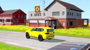 КРУТЫЕ ДЖИПЫ ПРОТИВ ПОЕЗДА, ЭПИЧЕСКАЯ ПОЛОСА ИСПЫТАНИЙ В BeamNG.drive