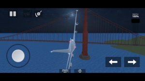 я смог пролететь через мост