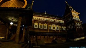 Невероятно красивый вечерний вид дворца Алексея Михайловича!