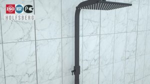 Видеоинструкция по монтажу душевой системы HOLFSBERG
