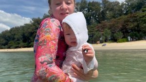 Зимовка в Тайланде с годовасиком 12.12-26.01 день четвертый. Нашли чемодан, новый завтрак, море