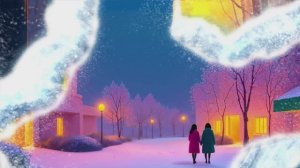 Snow Transition | Плавные переходы снегопад 4K | Бесплатные футажи для монтажа