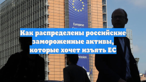Как распределены российские замороженные активы, которые хочет изъять ЕС