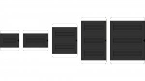 Фигура визио (stencil). Корпуса пластиковые ЩРН-П-8-54 IP41 Tekfor IEK.