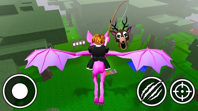 Играем за летучую мышь — секретного приручаемого оленя в «99 ночей в лесу» Анимация Роблокс