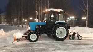 очистка дорог от снега 117 часть