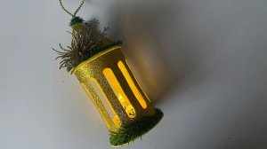 Фонарик из фоамирана / новогодняя поделка своими руками