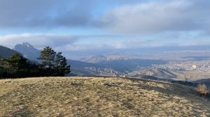 Вид на Коктебельский залив с Карадага