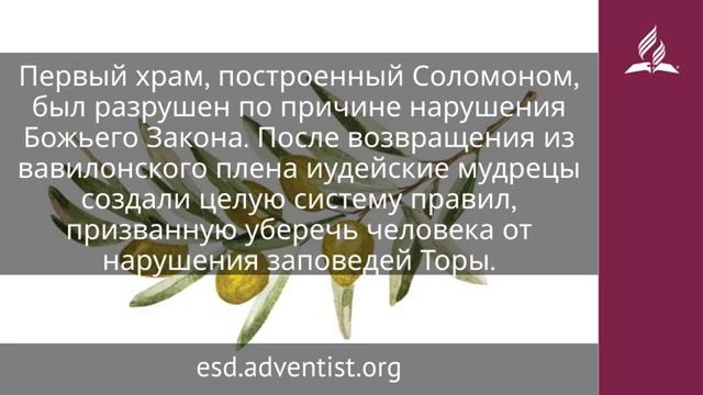 15 декабря 2025. Девятая заповедь. Под сенью благодати | Адвентисты