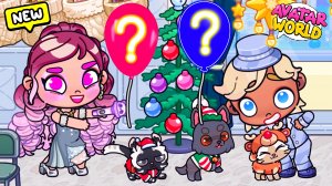 Новогодний🎄ГЕНДЕР ПАТИ👫/♥️AVATAR WORLD СЕМЕЙНЫЕ ИСТОРИИ♥️