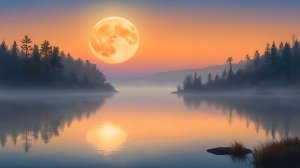 ✨ УСПОКАИВАЮЩАЯ МУЗЫКА ДЛЯ СНА НА ТУМАННОМ ОЗЕРЕ 🎵 РАССЛАБЛЯЮЩАЯ МУЗЫКА ДЛЯ ДУШИ ПОД ЛУНОЙ