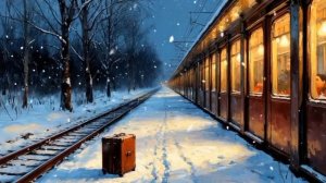 Поздний вокзал.