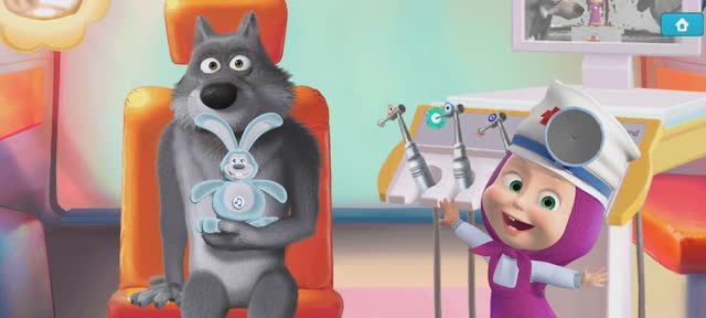 Маша и Медведь Зубной врач