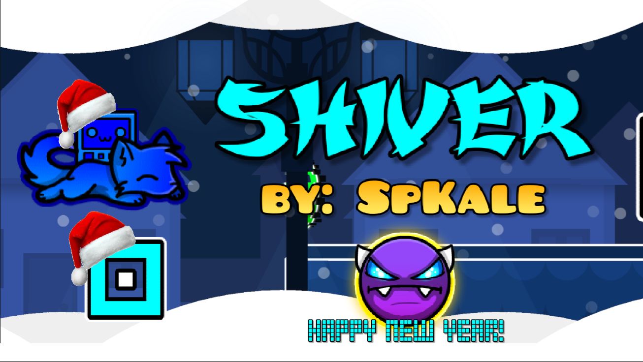 SHIVER GG! Новогодний изи демон (my 7 demon) | Geometry Dash смотреть онлайн