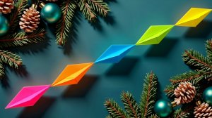 Как просто Сделать Новогоднюю Гирлянду из Бумаги