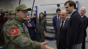 Михаил Мишустин посетил новый центр практической подготовки для машиностроения.