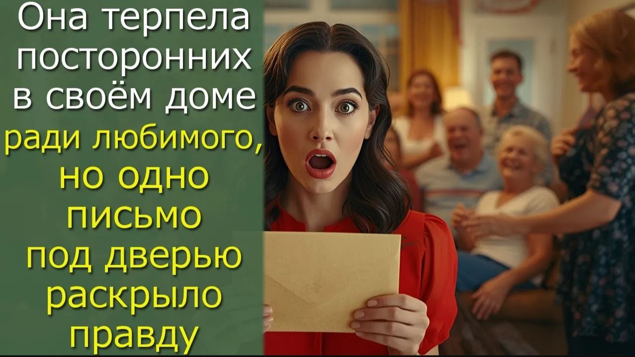 Она терпела посторонних в своём доме ради любимого, но одно письмо под дверью раскрыло правду смотреть онлайн
