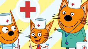 Три Кота — Мультфильм для Детей | Играем в Доктора  | Три Кота Мультик Смотреть | Развивающая Игра