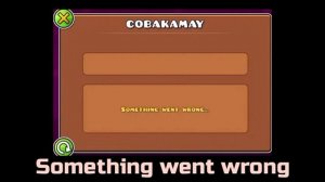 ошибки в geometry dash