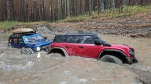 Этих Бронко не остановить! Грязевое бездорожье для RC машин.