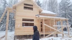 Отзыв о строительстве дома из бруса компанией "Костромской сруб"