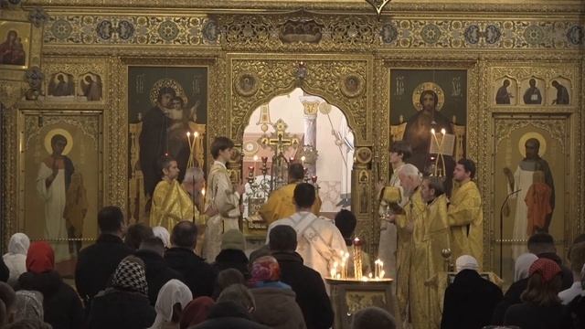 14.12.2025 Литургия. Неделя 27-я по Пятидесятнице. Прор. Наума смотреть онлайн