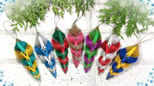 Ёлочные игрушки своими руками из фоамирана. Новогодние мастер-классы.