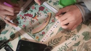 Новогодняя алмазная мозаика