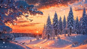 ❄️ ЗИМНЯЯ УСПОКАИВАЮЩАЯ МУЗЫКА ДЛЯ СНА 🎵 РАССЛАБЛЯЮЩАЯ МУЗЫКА ДЛЯ ДУШИ В ЛЕСУ НА ЗАКАТЕ ДНЯ