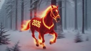 🔥 «Слышишь, слышишь, слышишь» Подарок слушателям.🐎Огненный Конь несёт Счастье! С НОВЫМ 2026 годом!