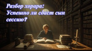 Разбор хорара: Успешно ли сын сдаст сессию?